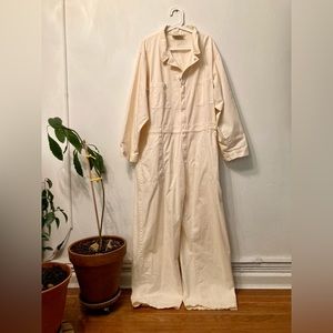 Big Bud Press Cream 5XL Everyday Long Sleeve Jumpsuit